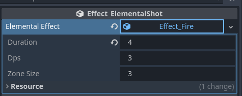 Node properties example
