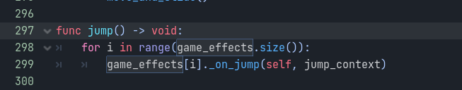 On jump application in tplayer script